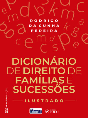 cover image of Dicionário de direito de famílias e sucessões